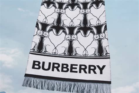 burberry rabbit|Burberry reimagines monogram with rabbit ears for Lunar New Year.